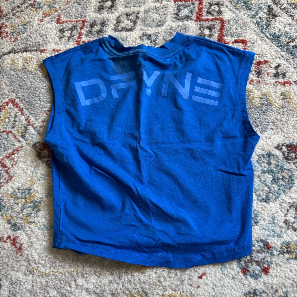 DFYNE Royal Blue Women's Muscle Tee